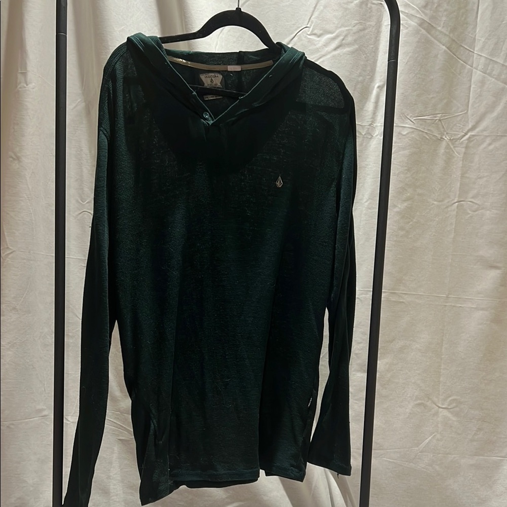 Volcom Dark Green Long Sleeve Tee